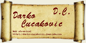 Darko Čučaković vizit kartica
